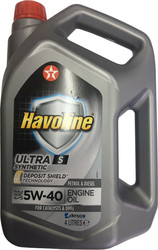 Моторное масло Texaco Havoline Ultra S 5W-40 4л