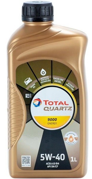 Моторное масло Total Quartz 9000 Energy 5W-40 1л