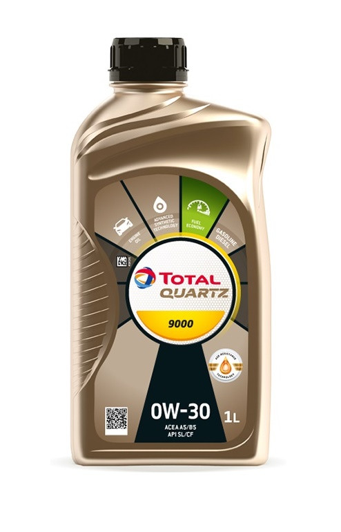 TOTAL 213814 - МАСЛО МОТОРНОЕ QUARTZ 9000 0W30, 1L