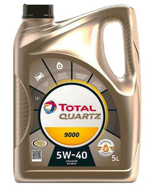 Моторное масло Total Quartz 9000 5W-40 5Л