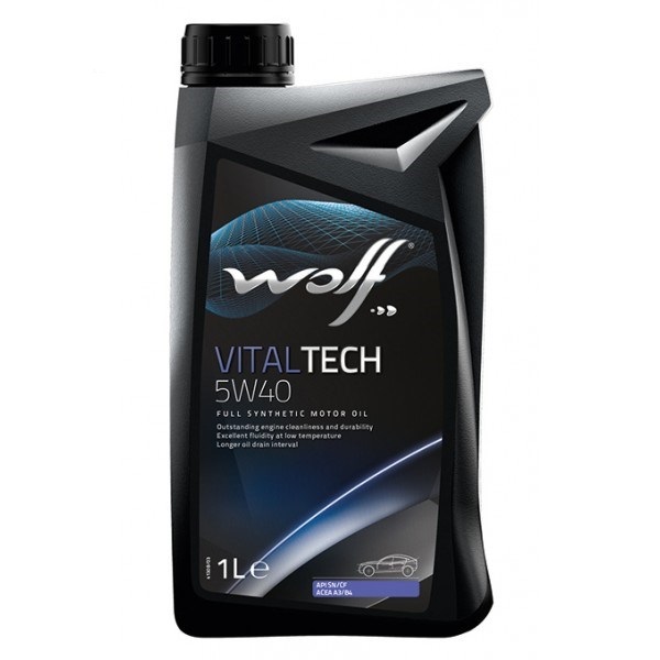 Моторное масло Wolf Vital Tech 5W-40 1л