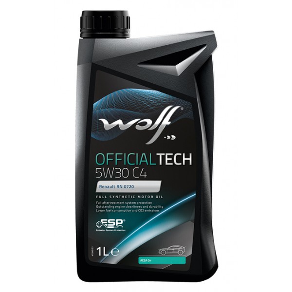 Моторное масло Wolf Official Tech 5W-30 C4 1л