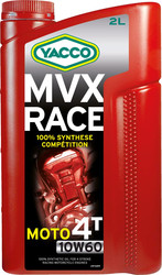 Моторное масло Yacco MVX Race 4T 10W-60 2л