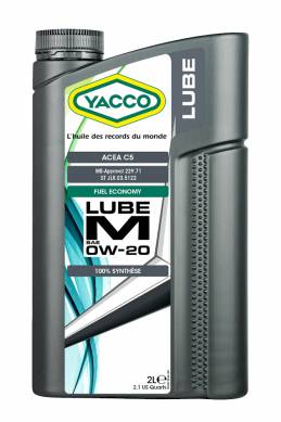 Моторные масла YACCO YACCO 0W20 LUBE M2