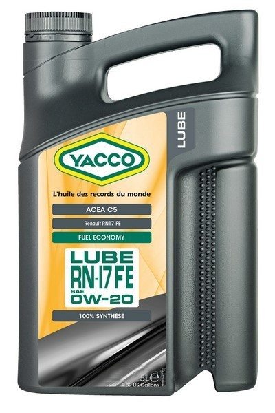 Моторные масла YACCO YACCO 0W20 LUBE RN17 FE5