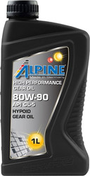 Трансмиссионное масло Alpine Gear Oil 80W-90 GL-5 1л