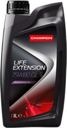 Трансмиссионное масло Champion Life Extension GL-5 75W-80 1л