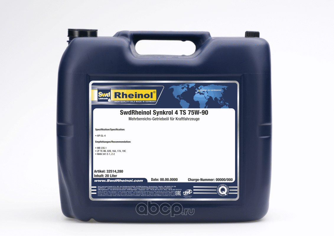 Трансмиссионные масла SWD RHEINOL 32514280_SWDRHEINOL